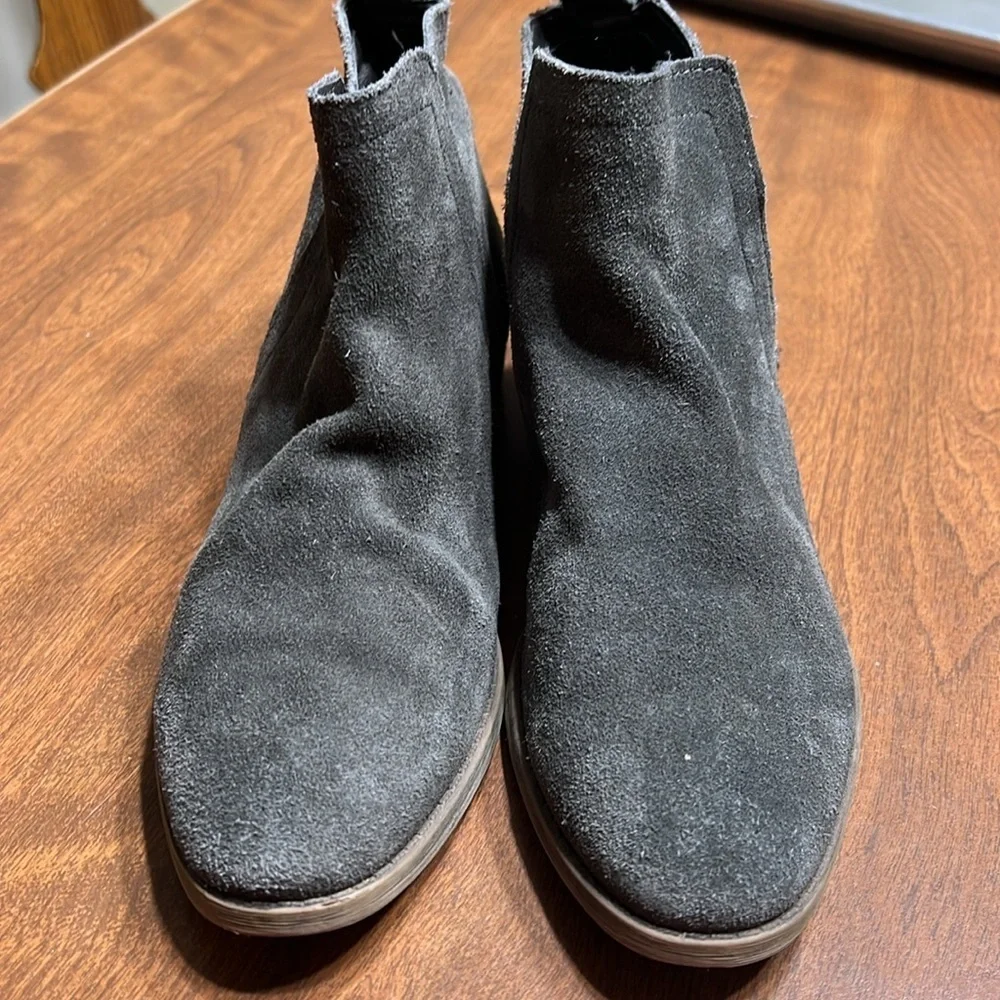 Dolce Vita Gray Suede Ankle Boots